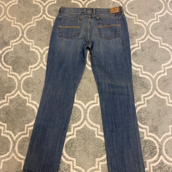 Lucky Brand Charlie Straight Regular 12/31 Denim Jeans - Picture 4 of 5